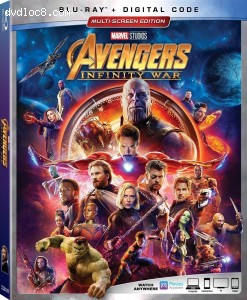 Avengers: Infinity War [Blu-ray + Digital HD] Cover