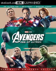 Avengers: Age of Ultron [4K Ultra HD + Blu-ray + Digital] Cover