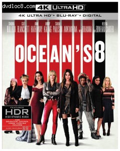 Ocean's 8 [4K Ultra HD + Blu-ray + Digital] Cover