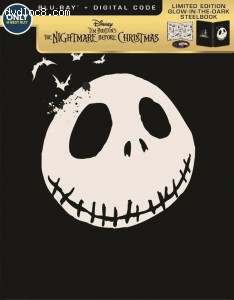Nightmare Before Christmas, The: Sing-Along Edition (Best Buy Exclusive SteelBook) [Blu-ray + Digital] Cover