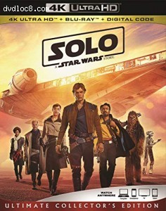 Solo: A Star Wars Story [4K Ultra HD + Blu-ray + UltraViolet] Cover