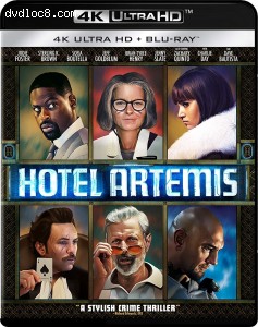 Hotel Artemis [4K Ultra HD + Blu-ray] Cover