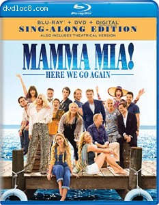 Mamma Mia! Here We Go Again [Blu-ray + DVD + Digital] Cover