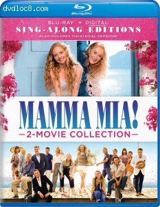 Mamma Mia! 2-Movie Collection [Blu-ray + Digital] Cover