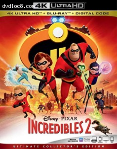 Incredibles 2 [4K Ultra HD + Blu-ray + Digital] Cover