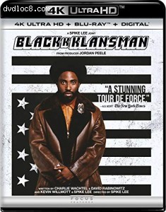 BlacKkKlansman [4K Ultra HD + Blu-ray + Digital]