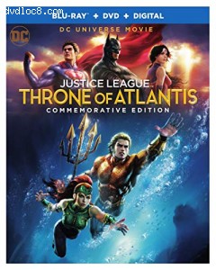 Justice League - Throne of Atlantis - Commemorative Edition (BD) [Blu-ray] Cover