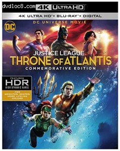 Justice League - Throne of Atlantis - Commemorative Edition [Blu-ray/4k/Digital] (2-Disc)