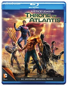 Justice League: Throne of Atlantis (Blu-ray) Cover
