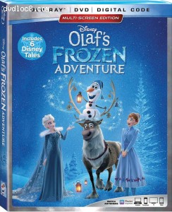 Olafâ€™s Frozen Adventure [Blu-ray + DVD + Digital] Cover