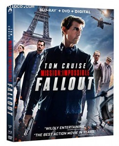 Mission: Impossible - Fallout [Blu-ray + DVD + Digital] Cover