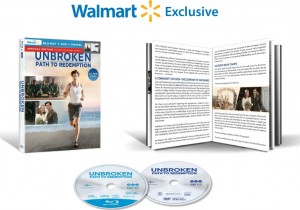 Unbroken: Path to Redemption (Wal-Mart Exclusive with Booklet) [Blu-ray + DVD + Digital] Cover
