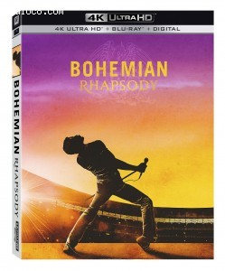 Cover Image for 'Bohemian Rhapsody [4K Ultra HD + Blu-ray + Digital]'