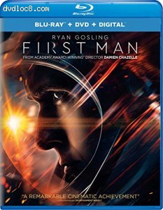 First Man [Blu-ray + DVD + Digital] Cover