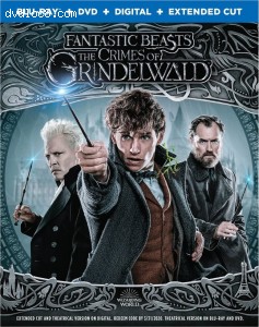 Fantastic Beasts: The Crimes of Grindelwald [Blu-ray + DVD + Digital] Cover