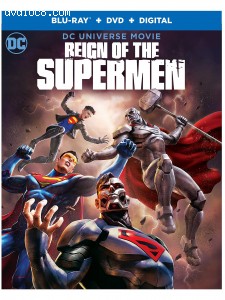 Cover Image for 'Reign of the Supermen [Blu-ray + DVD + Digital]'