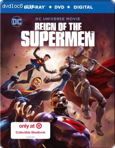 Reign of the Supermen (Target Exclusive SteelBook) [Blu-ray + DVD + Digital] Cover