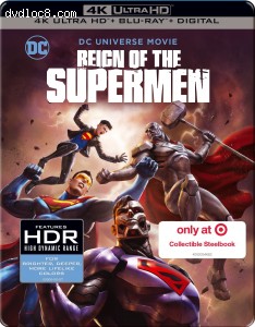 Reign of the Supermen (Target Exclusive SteelBook) [4K Ultra HD + Blu-ray + Digital] Cover