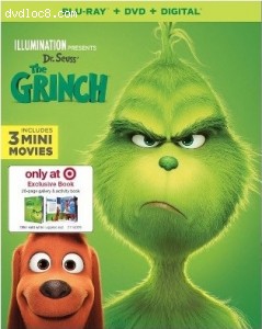 Dr. Seuss The Grinch (Target Exclusive) [Blu-ray + DVD + Digital] Cover