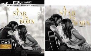 Cover Image for 'Star Is Born, A (with Soundtrack) [4K Ultra HD + Blu-ray + Digital]'