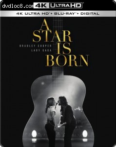 Star Is Born, A (Best Buy Exclusive SteelBook) [4K Ultra HD + Blu-ray + Digital] Cover