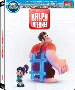 Ralph Breaks the Internet: Wreck It Ralph 2 (Best Buy Exclusive SteelBook) [4K Ultra HD + Blu-ray + Digital] Cover
