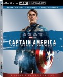 Cover Image for 'Captain America: The First Avenger (Cinematic Universe Edition) [4K Ultra HD + Blu-ray + Digital]'