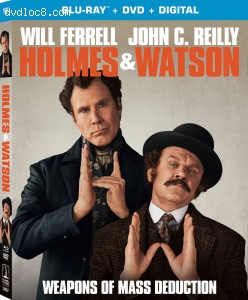 Holmes &amp; Watson [Blu-ray + DVD + Digiital] Cover