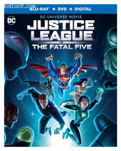 Justice League vs The Fatal Five [Blu-ray + DVD + Digital] Cover