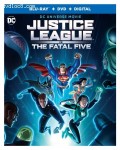 Cover Image for 'Justice League vs The Fatal Five [Blu-ray + DVD + Digital]'