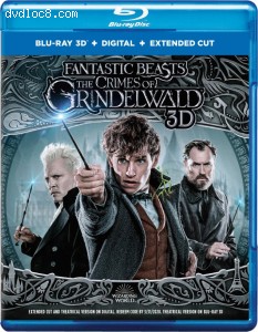 Fantastic Beasts: The Crimes of Grindelwald (Amazon Exclusive) [Blu-ray 3D + Digital] Cover