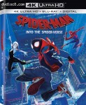 Cover Image for 'Spider-man: Into the Spider-verse [4K Ultra HD + Blu-ray + Digital]'