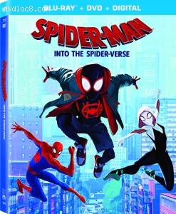 Spider-man: Into the Spider-verse [Blu-ray + DVD + Digital] Cover