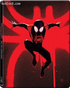 Spider-man: Into the Spider-verse (Best Buy Exclusive SteelBook) [Blu-ray + DVD + Digital] Cover