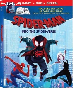 Spider-man: Into the Spider-verse (Target Exclusive DigiBook) [Blu-ray + DVD + Digital] Cover