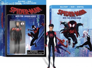 Spider-man: Into the Spider-verse (Wal-Mart Exclusive) [Blu-ray + DVD + Digital] Cover