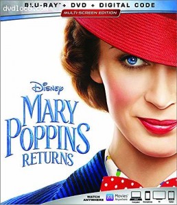 Mary Poppins Returns [Blu-ray + DVD + Digital] Cover