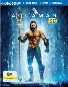 Aquaman (Best Buy Exclusive) [Blu-ray 3D + Blu-ray + DVD + Digital] Cover