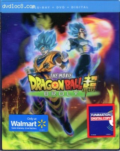 Dragon Ball Super: Broly (Wal-Mart Exclusive) [Blu-ray + DVD + Digital] Cover