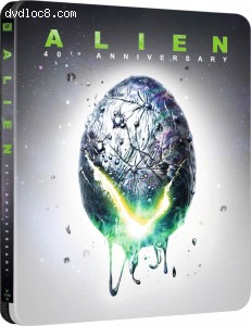 Alien: 40th Anniversary Edition (Best Buy Exclusive SteelBook) [4K Ultra HD + Blu-ray + Digital] Cover