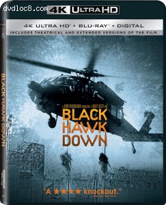 Cover Image for 'Black Hawk Down [4K Ultra HD + Blu-ray + Digital]'