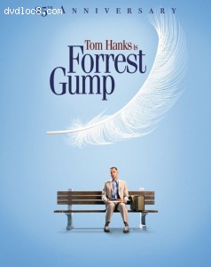Forrest Gump (25th Anniversary Edition) [Blu-ray + Digital] Cover