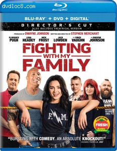 Cover Image for 'Fighting With My Family (Director's Cut) [Blu-ray + DVD + Digital]'