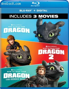 How to Train Your Dragon: 3-Movie Collection [Blu-ray + Digital] Cover