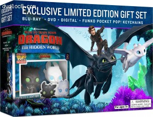 How to Train Your Dragon: The Hidden World (Wal-Mart Exclusive) [Blu-ray + DVD + Digital] Cover