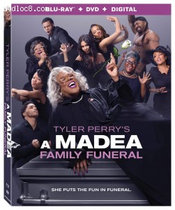 Cover Image for 'Madea Family Funeral, A [Blu-ray + DVD + Digital]'