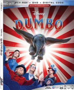 Dumbo [Blu-ray + DVD + Digital] Cover