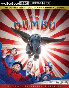 Cover Image for 'Dumbo [4K Ultra HD + Blu-ray + Digital]'