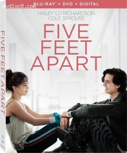 Cover Image for 'Five Feet Apart [Blu-ray + DVD + Digital]'