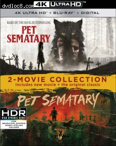 Cover Image for 'Pet Sematary 2-Movie Collection [4K Ultra HD + Blu-ray + Digital]'